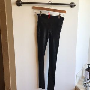 Spanx leather leggings